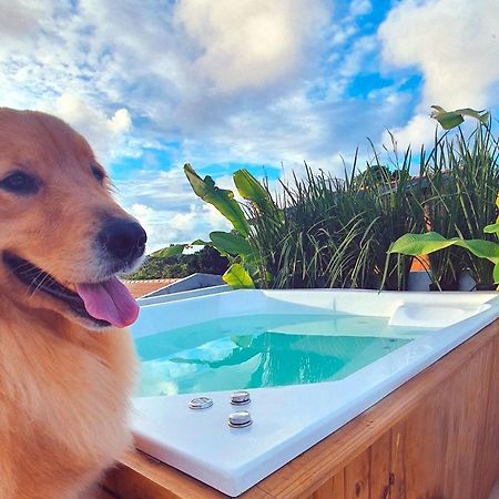 Vila Pitangueira - Apto Laranja - No Centro De Serra Grande Com Piscina, Jacuzzi, Internet Veloz Eksteriør billede